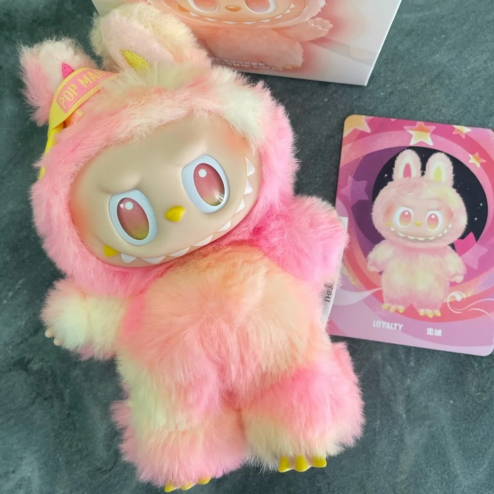 Labubu Big Into Energy LOYALTY Keychain Bag Charm Monster Plush